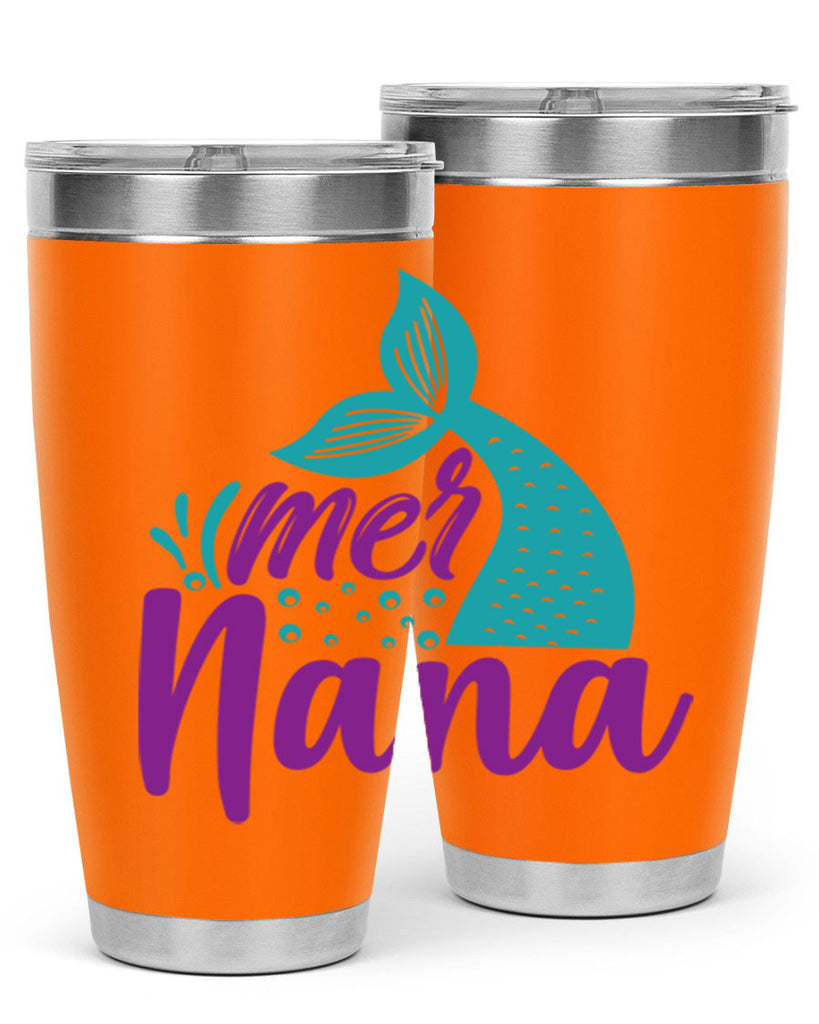 Mer Nana 343#- mermaid- Tumbler