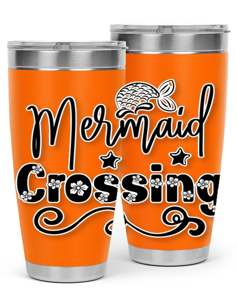 Mermaid Crossing 400#- mermaid- Tumbler