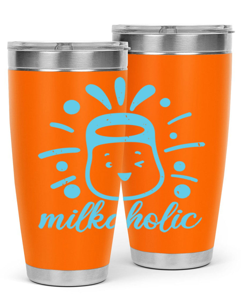 Milkaholic Style 29#- baby shower- tumbler