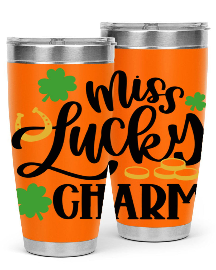 Miss Lucky Charm Style 47#- St Patricks Day- Tumbler