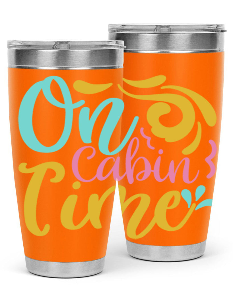 ON CABIN TIME Style 59#- summer- Tumbler