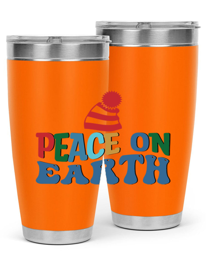 Peace on Earth 337#- winter- Tumbler