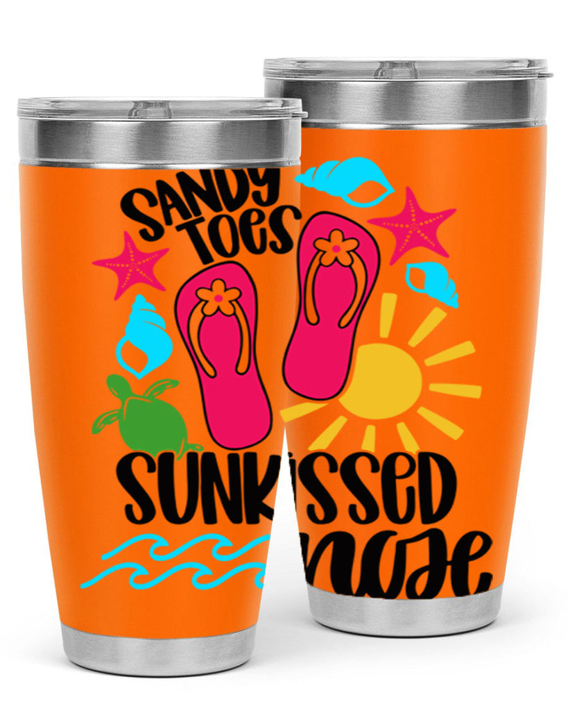Sandy Toes Sunkissed Nose Style 27#- summer- Tumbler