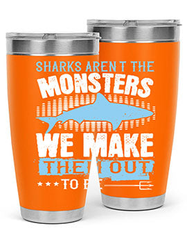 Sharks arent the monsters we make them out to be Style 26#- shark  fish- Tumbler