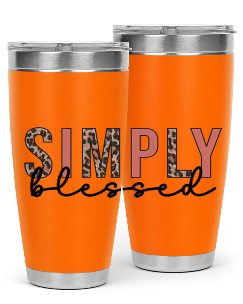 Simply blessed 575#- fall- Tumbler