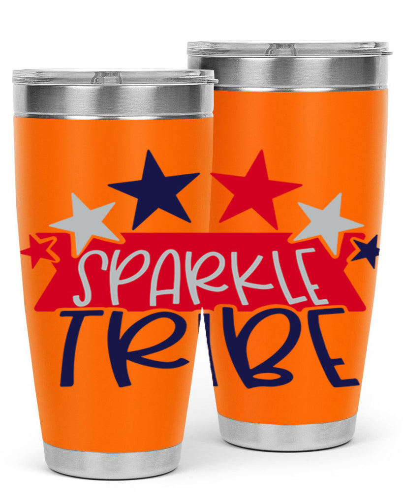 Sparkle Tribe Style 172#- Fourt Of July- Tumbler