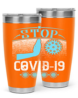 Stop covid Style 22#- corona virus- Tumbler