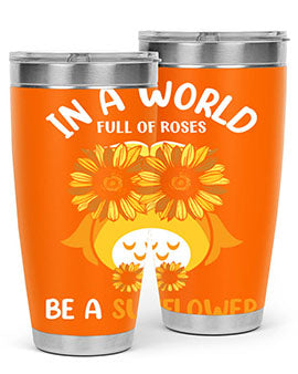 Sunflower Owl In A World A TurtleRabbit 18#- owl- Tumblers