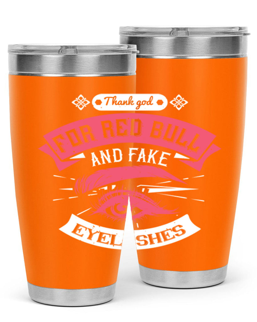 Thank god for Red Bull and fake eyelashes Style 185#- make up- Tumbler