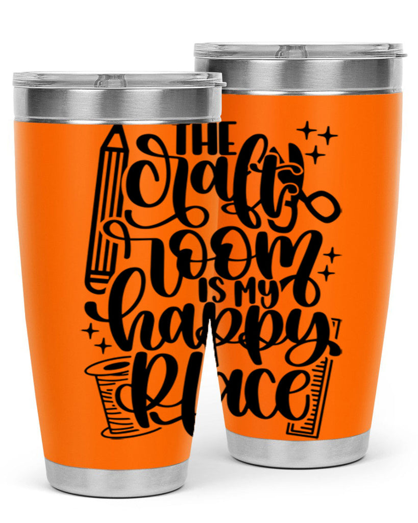 The Craft Room Is My Happy Place 4#- crafting- Tumbler
