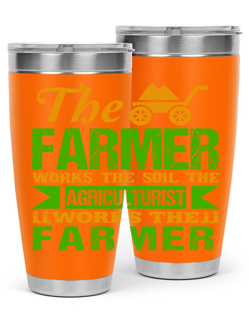 The farmers work the soil 33#- farming and gardening- Tumbler