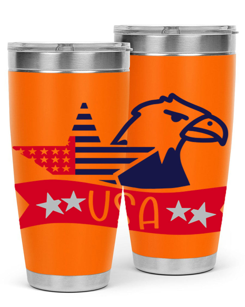 USA Style 182#- Fourt Of July- Tumbler