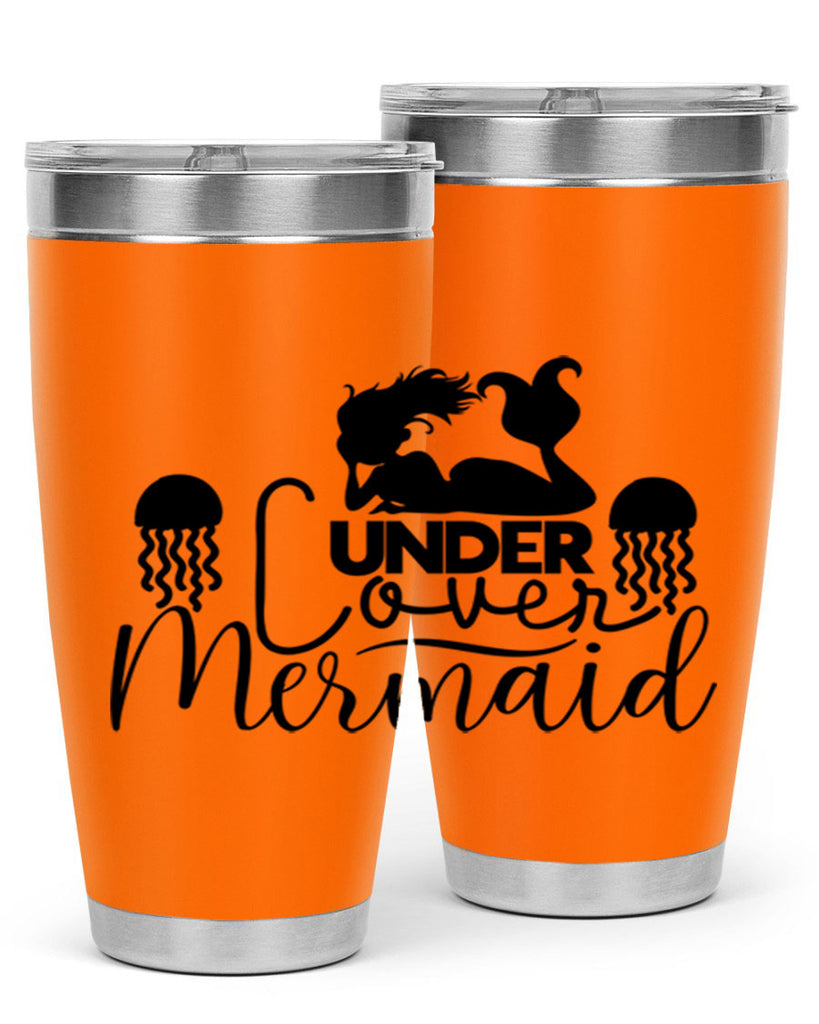Under Cover Mermaid 642#- mermaid- Tumbler