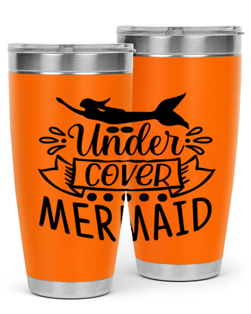 Under cover mermaid 645#- mermaid- Tumbler
