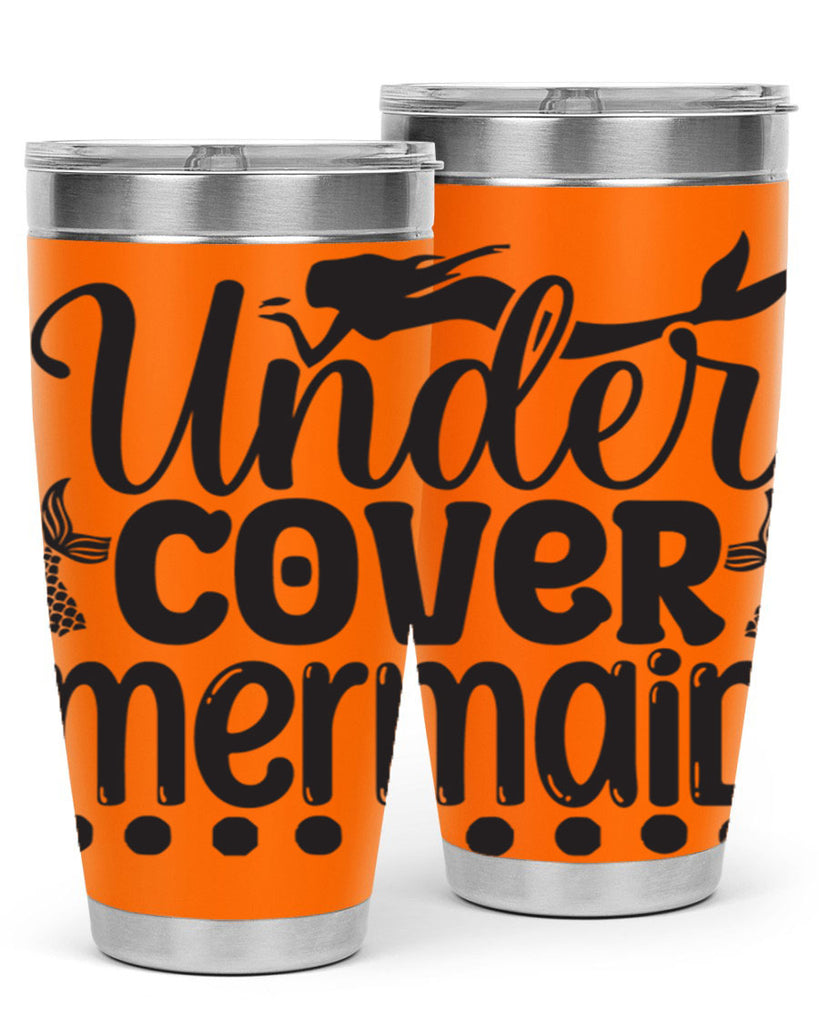 Under cover mermaid 649#- mermaid- Tumbler