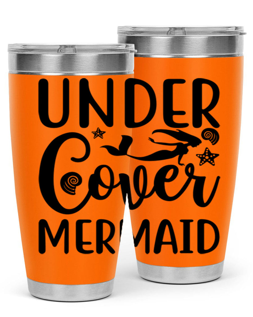 Under cover mermaid design 655#- mermaid- Tumbler