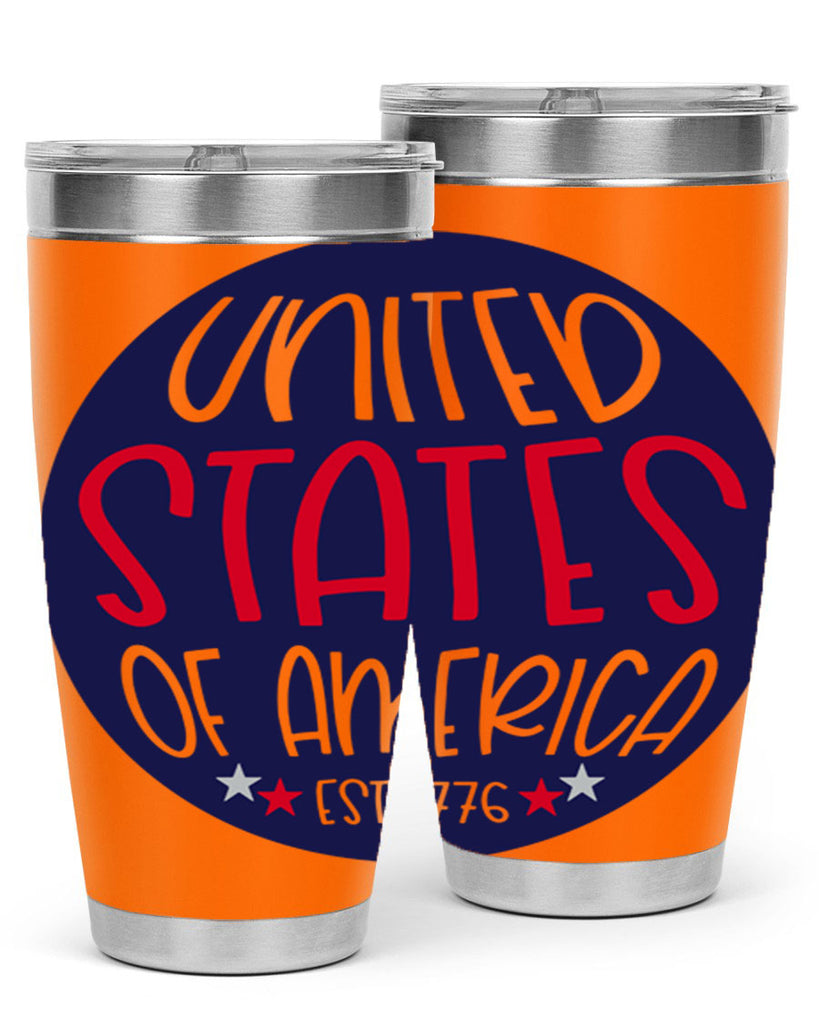 United States Of America Est Style 176#- Fourt Of July- Tumbler