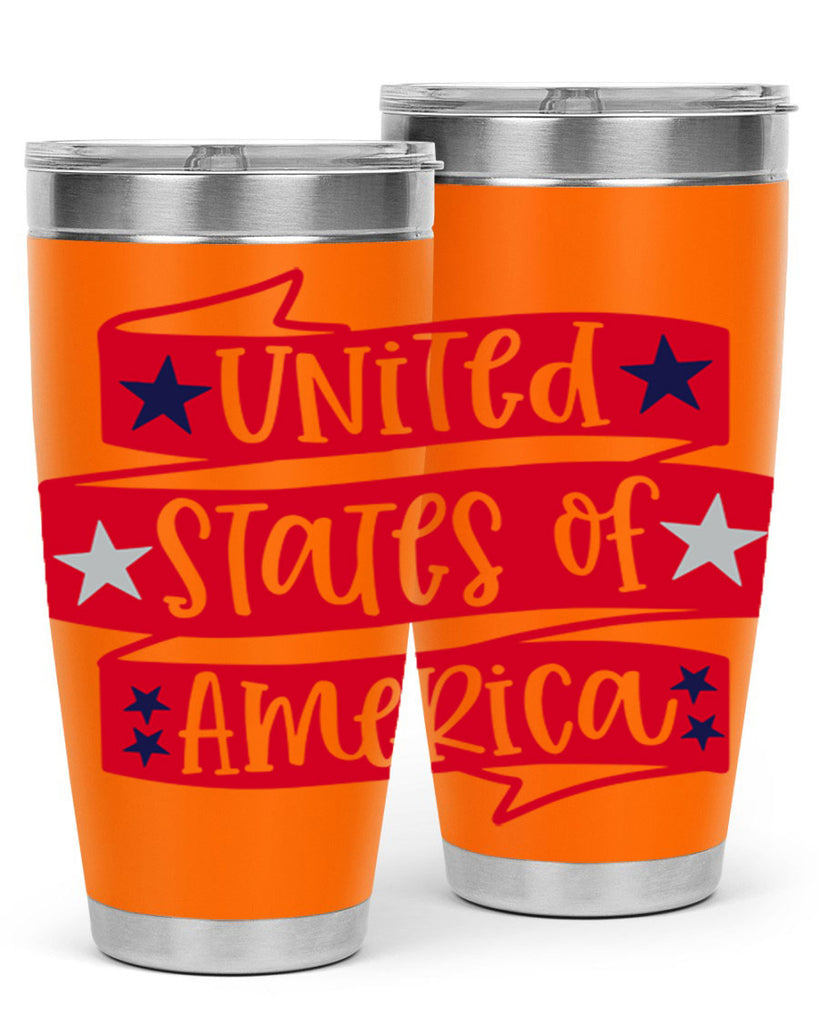 United States Of America Style 177#- Fourt Of July- Tumbler