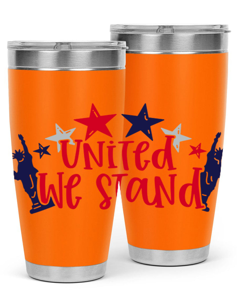 United We Stand Style 179#- Fourt Of July- Tumbler