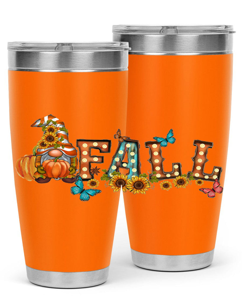 VintageFallGnome 626#- fall- Tumbler