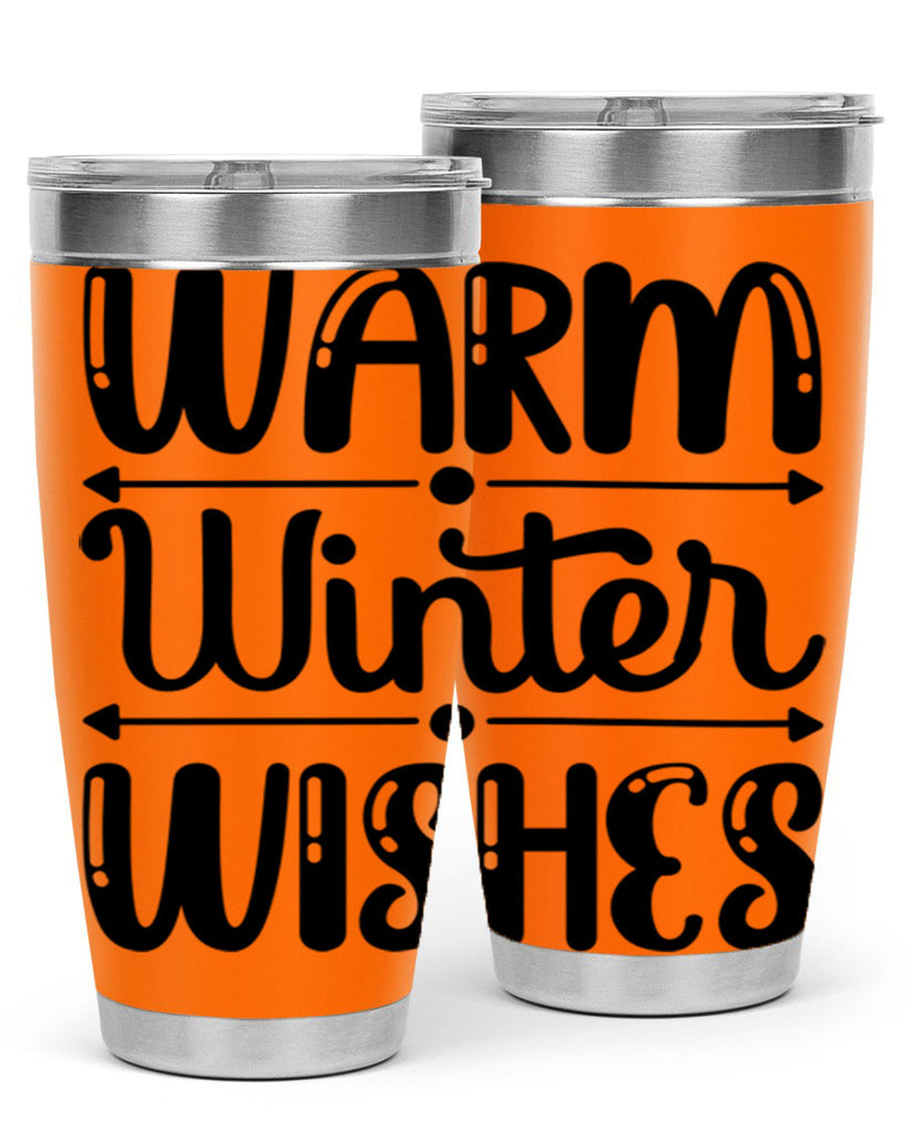 Warm Winter Wishes 463#- winter- Tumbler