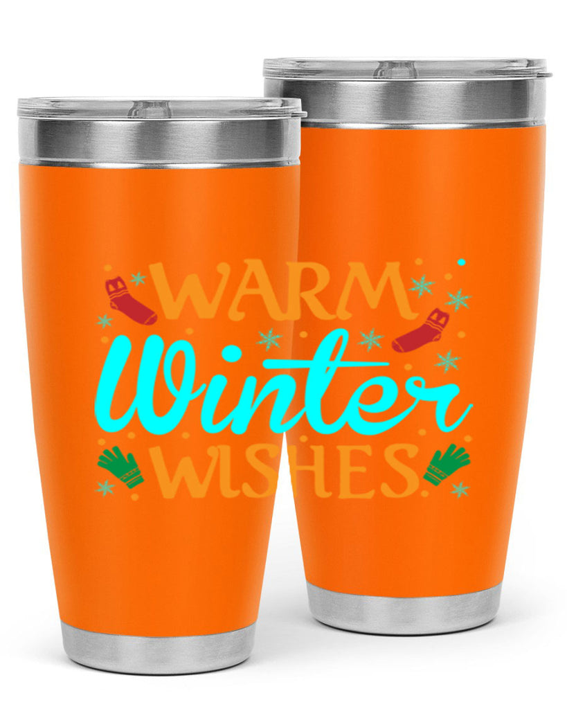 Warm Winter Wishes 465#- winter- Tumbler