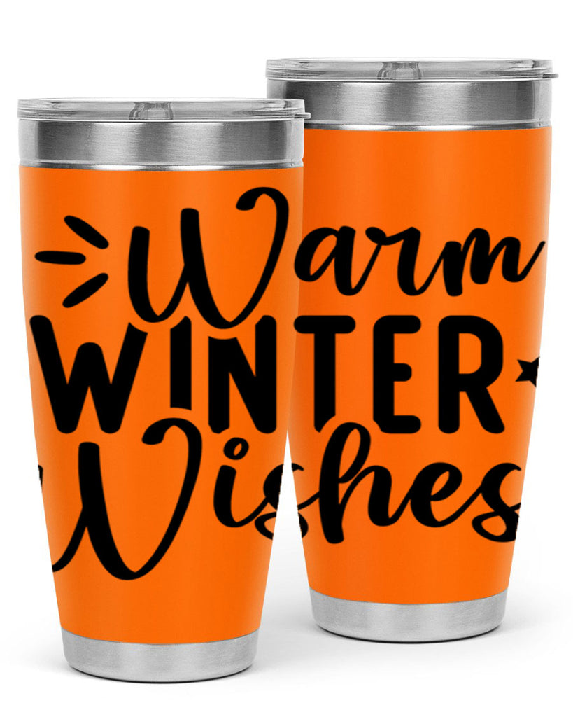 Warm Winter Wishes459#- winter- Tumbler