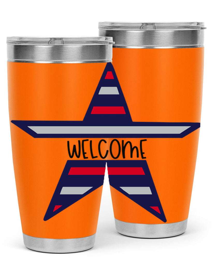 Welcome Style 186#- Fourt Of July- Tumbler