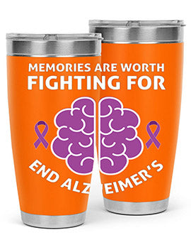 alzheimers awareness style 34#- alzheimers- Tumbler
