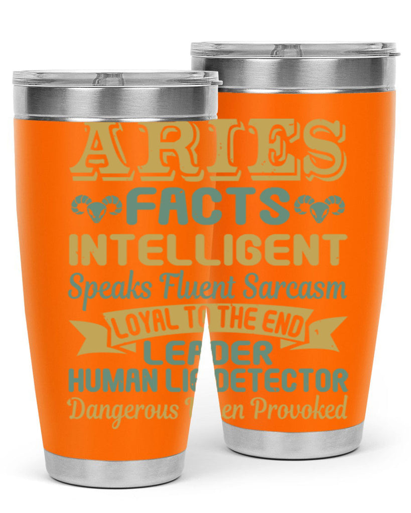 aries 123#- zodiac- Tumbler