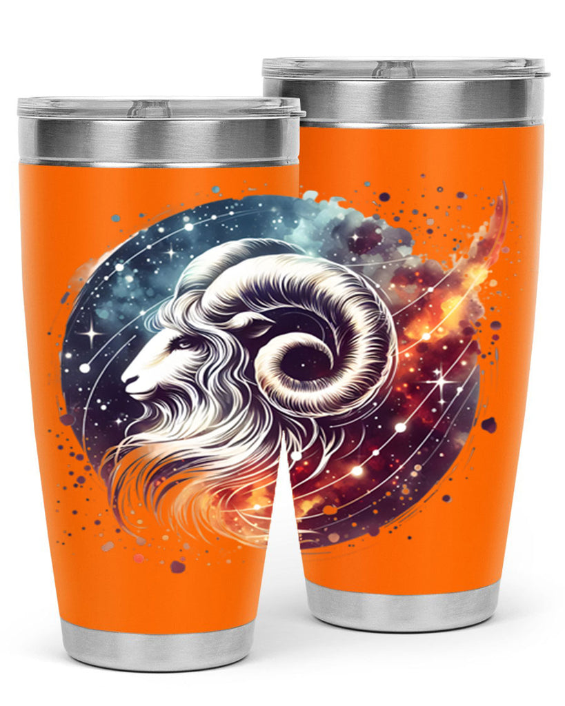 aries 124#- zodiac- Tumbler