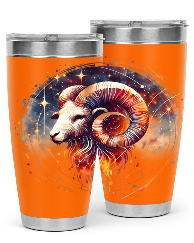 aries 125#- zodiac- Tumbler