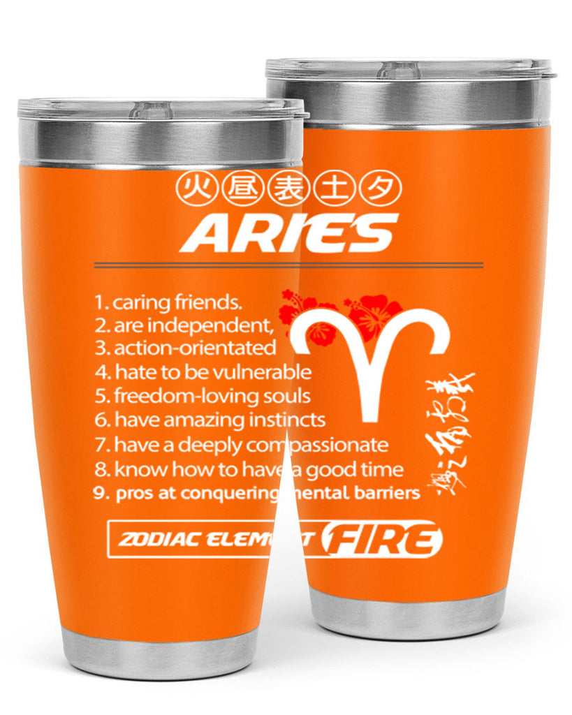 aries 137#- zodiac- Tumbler