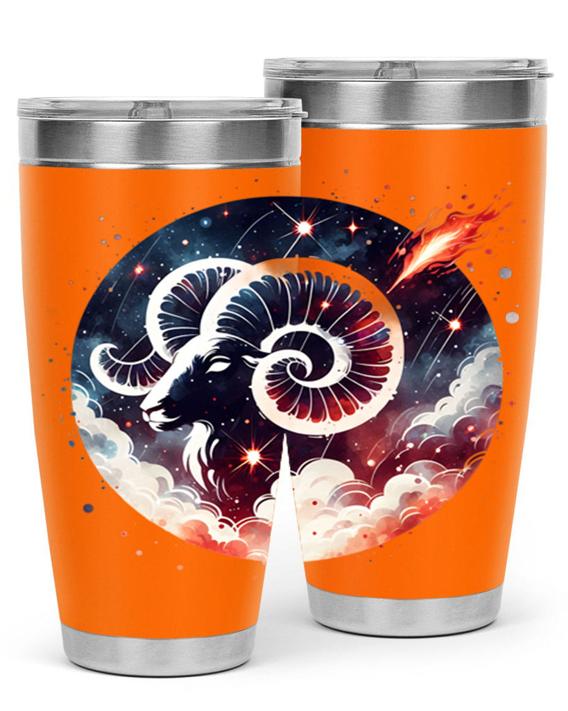 aries 140#- zodiac- Tumbler