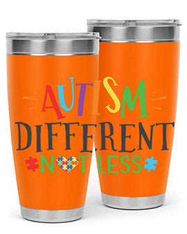 autism different not less Style 5#- autism- Tumbler