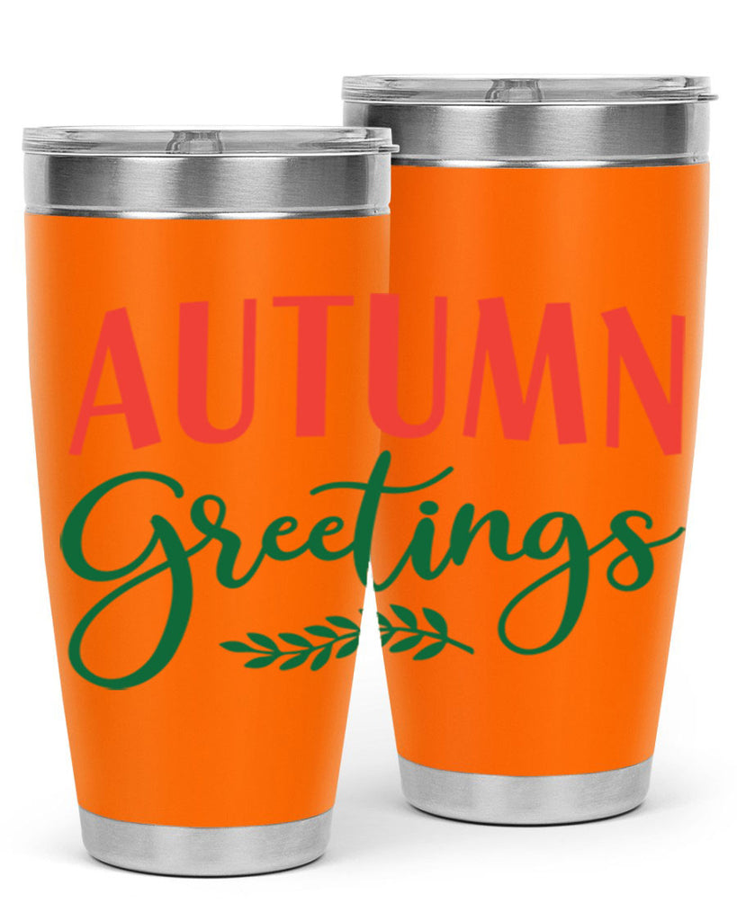 autumn greetings 14#- fall- Tumbler