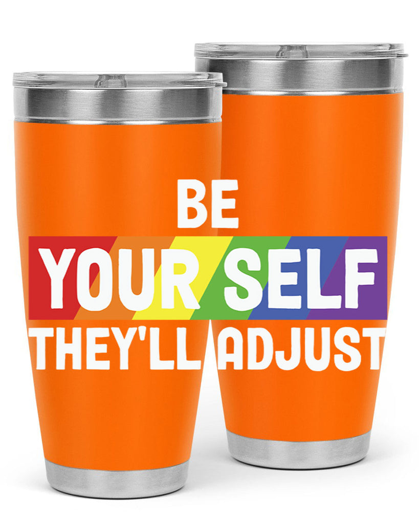 be yourself theyll adjust rainbow lgbt 160#- lgbt- Tumbler