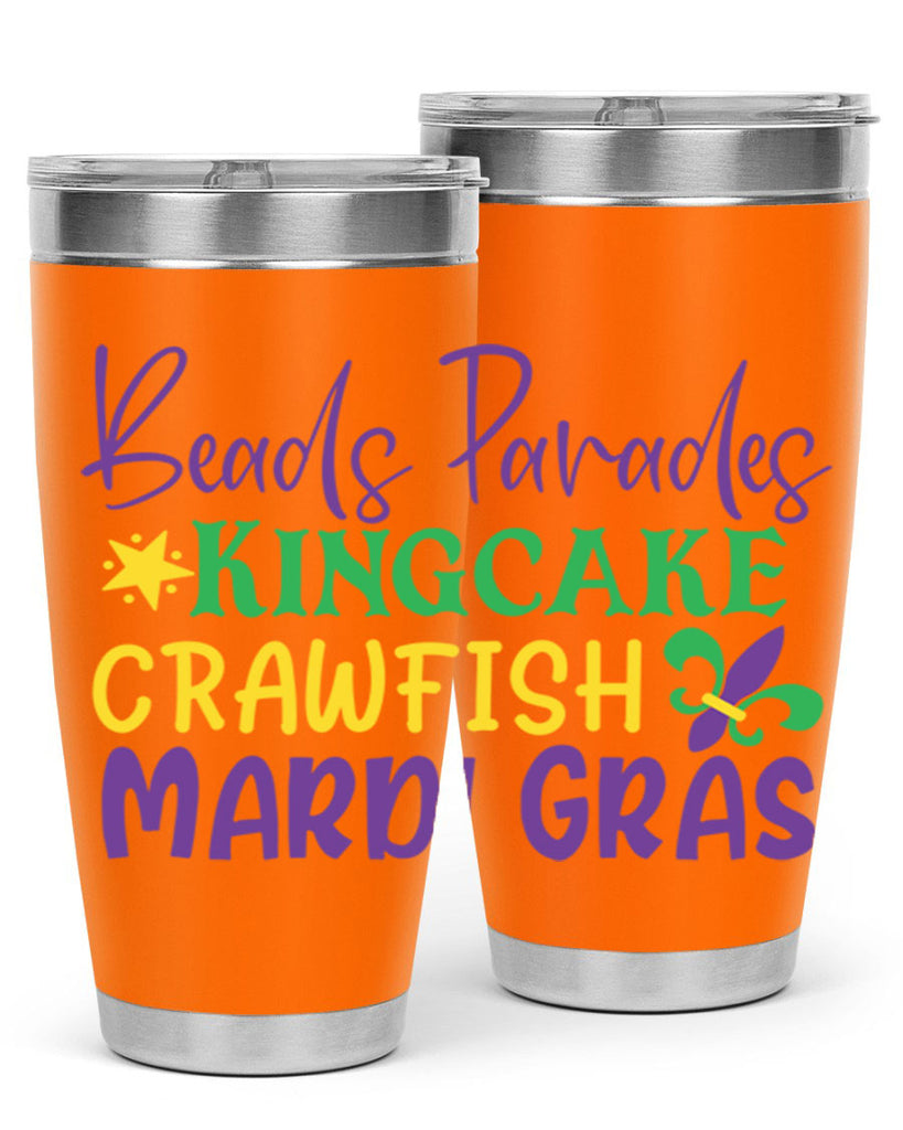 beads parades kingcake crawfish mardi gras 85#- mardi gras- Tumbler
