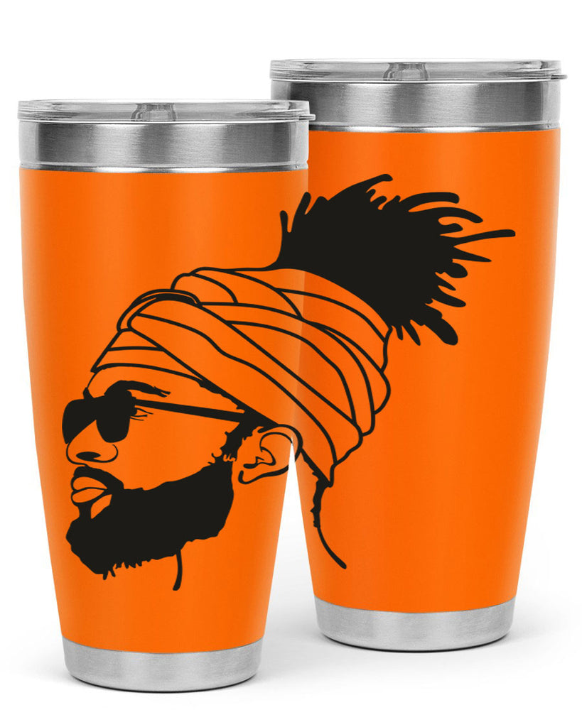 beardman 44#- black men - boys- tumbler