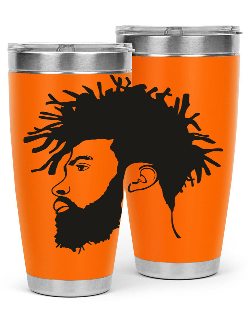 beardman 46#- black men - boys- tumbler