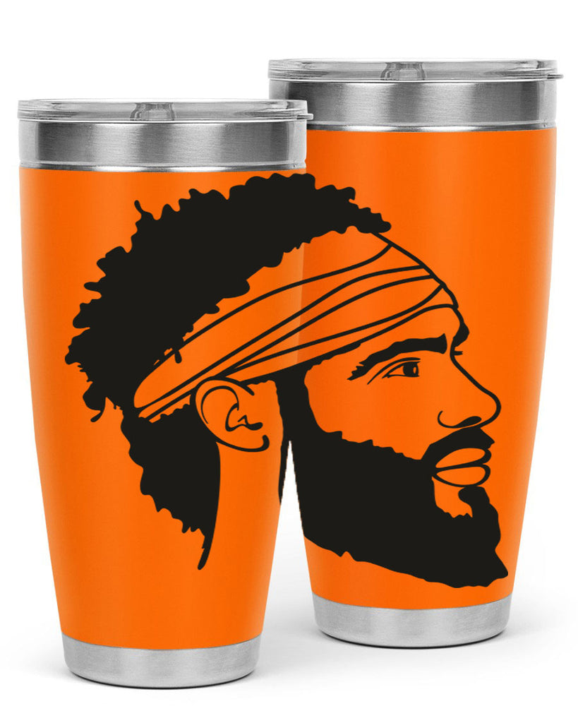 beardman 48#- black men - boys- tumbler