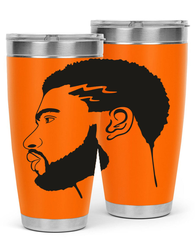beardman 52#- black men - boys- tumbler