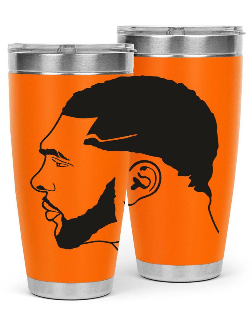 beardman 55#- black men - boys- tumbler