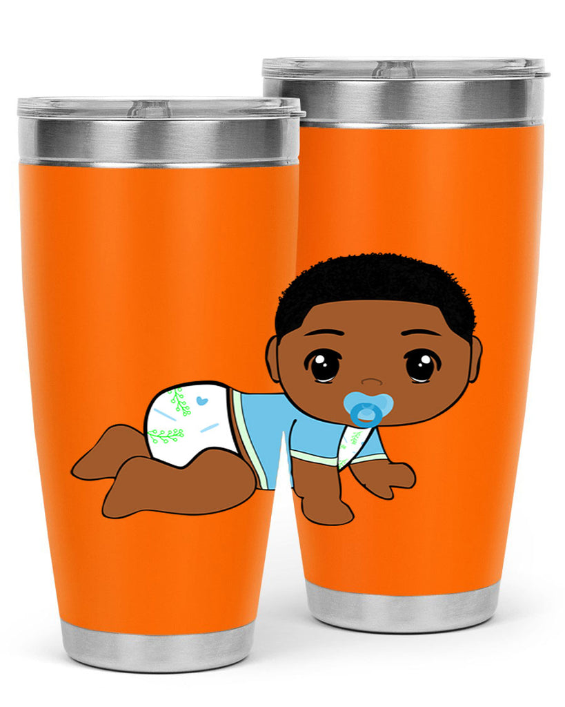 black baby boy 1#- black men - boys- tumbler