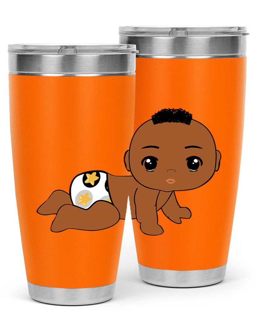black baby boy 6#- black men - boys- tumbler