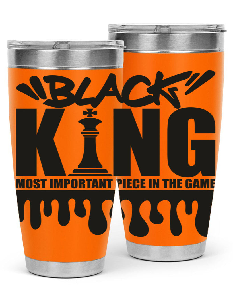 black king 214#- black words phrases- Cotton Tank