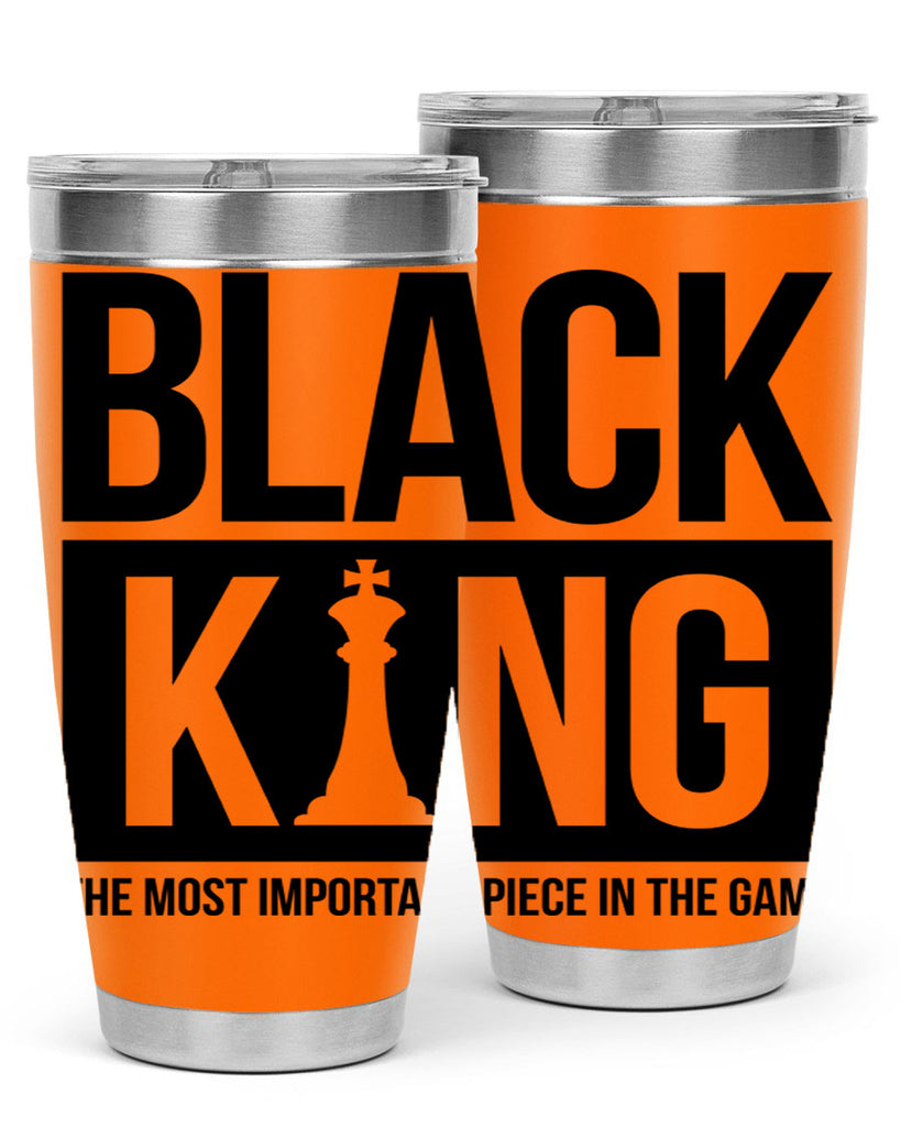 black king 234#- black words phrases- Cotton Tank