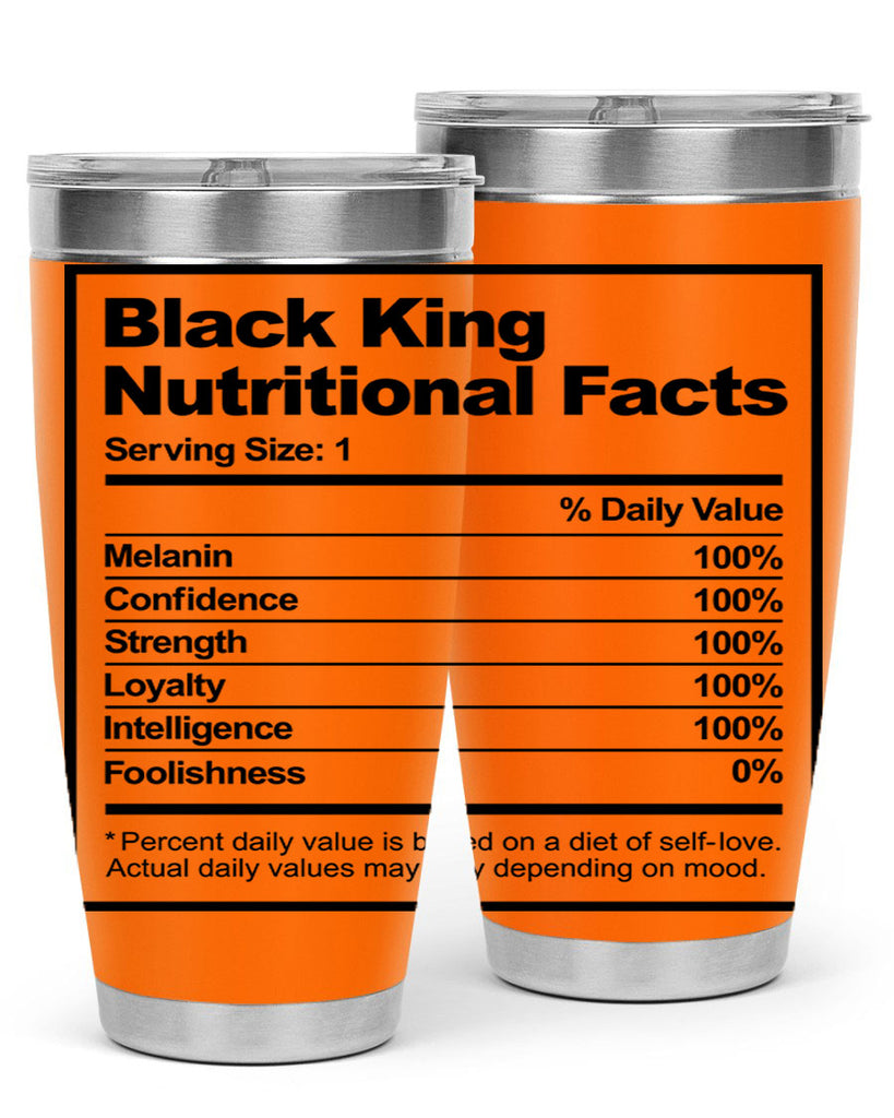 black king nutritional facts 231#- black words phrases- Cotton Tank