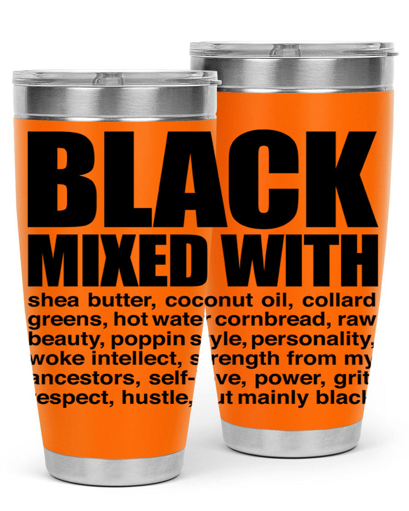 black mixed with 227#- black words phrases- Cotton Tank