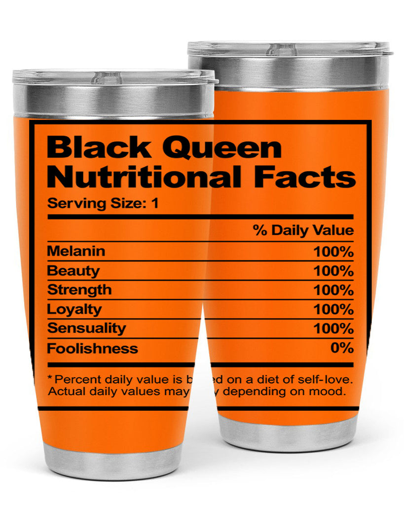 black queen nutritional facts 219#- black words phrases- Cotton Tank